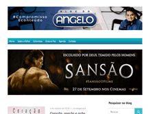 Tablet Screenshot of blogdoangelo.com